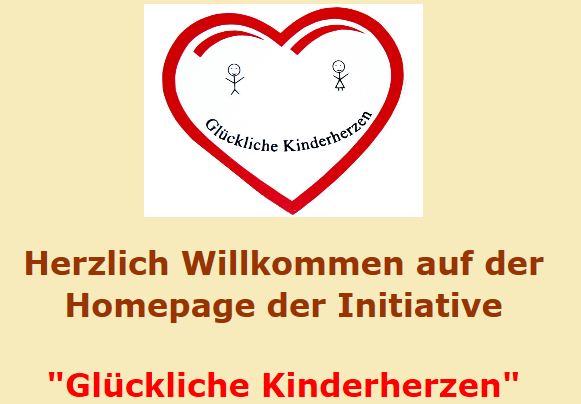 Glückliche Kinderherzen
